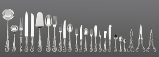 Silver Puzzles Cutlery