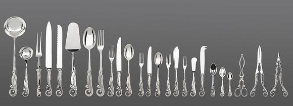 Silver Puzzles Cutlery