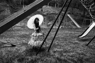 Girl with Umbrella