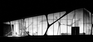 glass cube