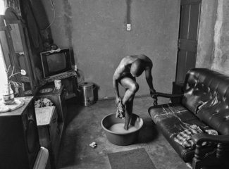 Bathing man, 2017