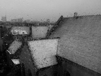 Snow On Roof Tops- London-UK