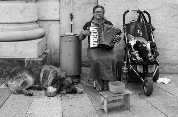 Accordion Lady