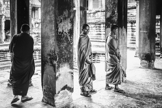 The Monk In AngKor Wat