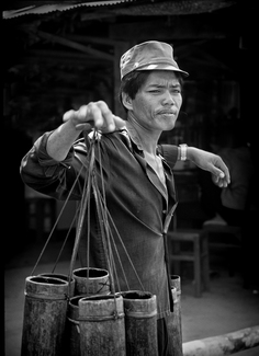 Cambodia Milk Vendor