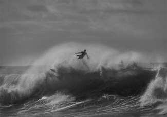 Surfer In Air
