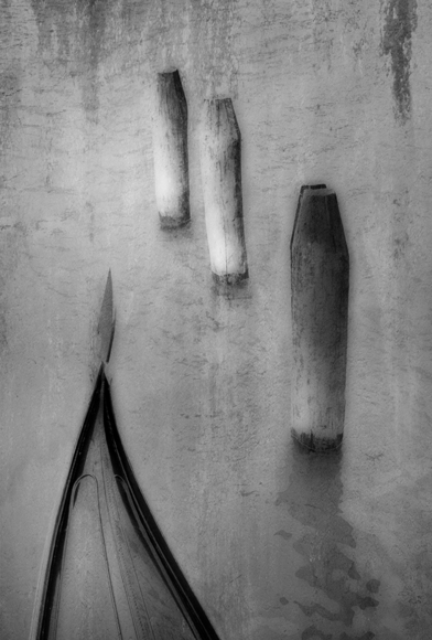 Gondola and poles