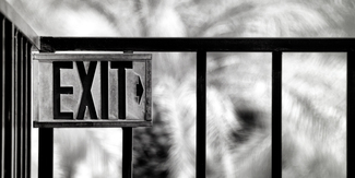 exit right