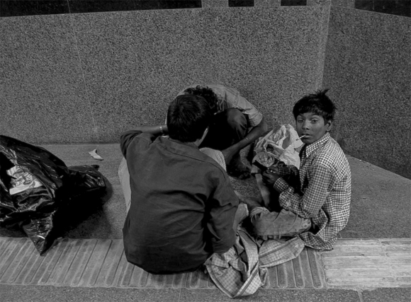 Heroin-addicted rag pickers