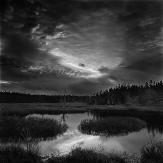 Sunset over Seawall Marsh, Acadia