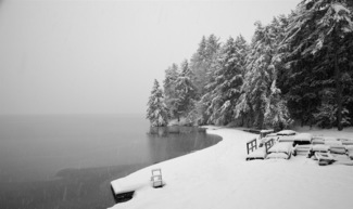 Snowy Beach