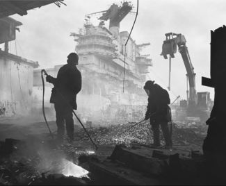Shipbreaking the USS Coral Sea, scrapping the Cold War fleet
