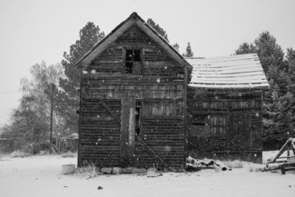 Barn in Snow