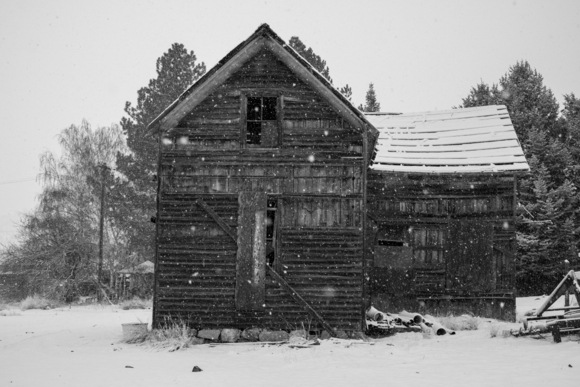 Barn in Snow