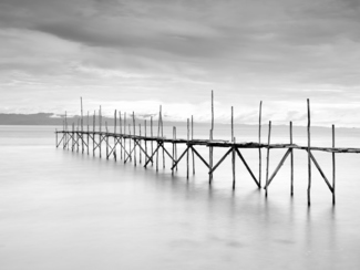 Wooden pier