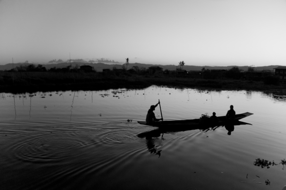 Family on a Boat