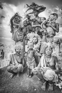 Surma Tribe in the Cornfields