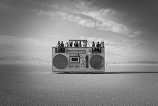 Boom Box Art Car