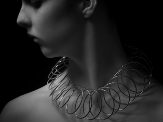 Molly with jewellery