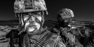 Soldiers in the Desert