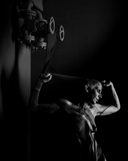 A still from a silent movie (not yet filmed)
