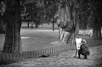 Artist in Park