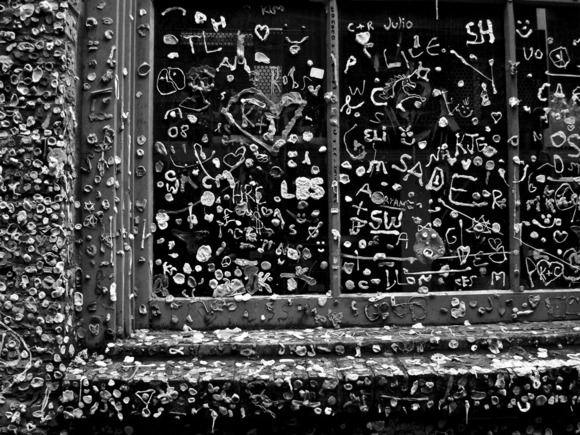 Gum Wall Window