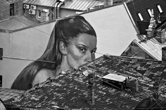 Wall Lady Painting