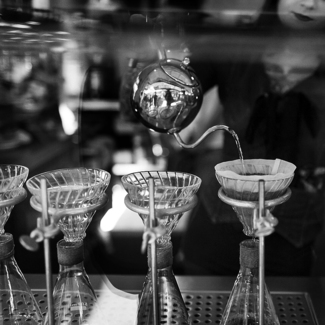 Barista Hand Brewing Coffee