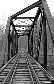 tracks across the delaware