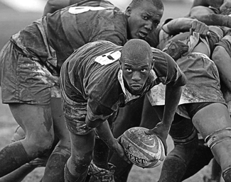 muddy rugby