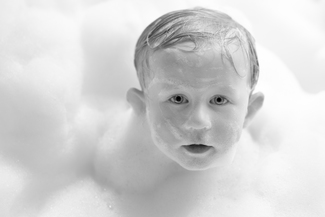 Leo In Bubbles
