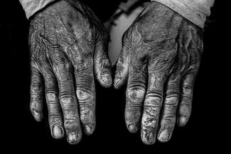 father's hand