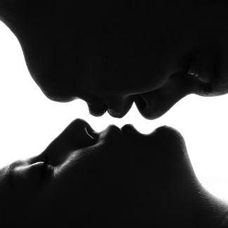 Silhouette of love