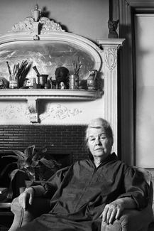 Alice Neel in her home, 1976