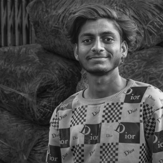 Young Man at Market