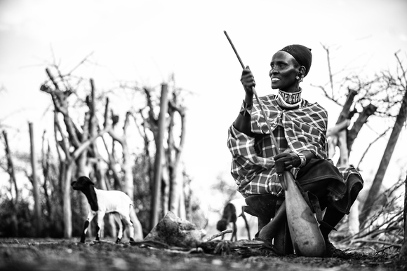 Maasai woman