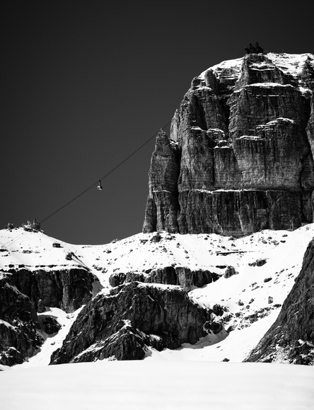 Dolomites, stone and silence