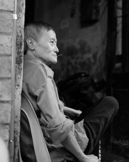 A man & his Toothpick 