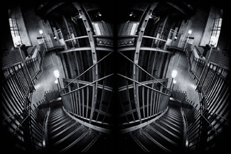 Abstract Elbtunnel Stairs