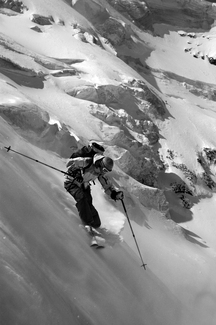 Freeriding on glacier Freeriding on glacier