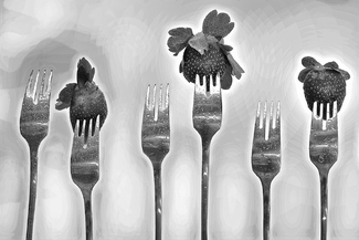 Forks and Strawberries Forks and Strawberries