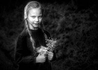 Emmi with Wild Flowers Emmi with Wild Flowers