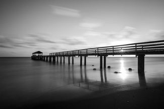 Setting Sun Trap at Waimea Pier Setting Sun Trap at Waimea Pier