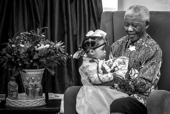 Little Moment with Mandela