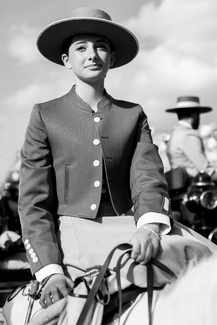 Spanish Girl on Horse Spanish Girl on Horse