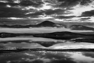 Evening reflections at Clew Bay Ireland