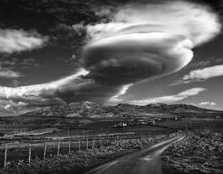 Flying Saucer Cloud, County Mayo, Ireland Flying Saucer Cloud, County Mayo, Ireland