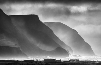 Hazy Light Minaun Cliffs Achill Island