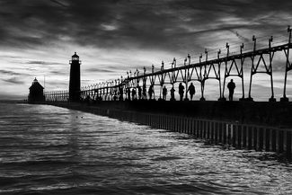 Grand Haven Pier. Grand Haven Pier.